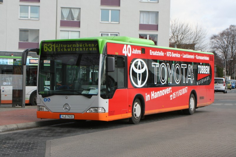 üstra reisen H-B 7838 ex VGF Frankfurt