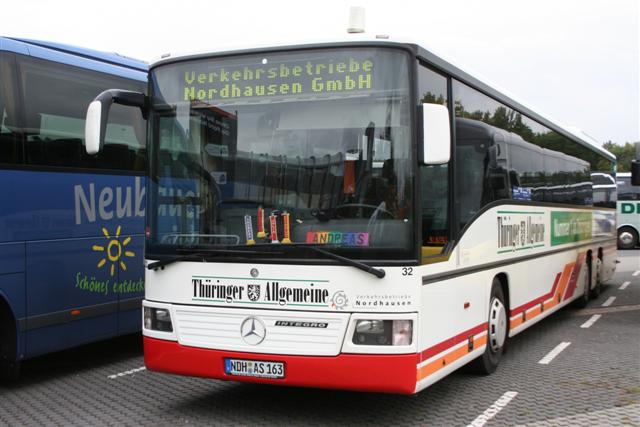 Mercedes O 550 Integro L Nordhäuser Verkehrsbetriebe NDH-AS 163