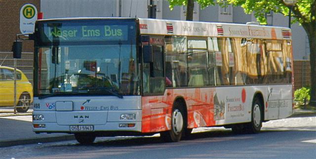 MAN NÜ 313 Weser-Ems-Bus 496 WEB OS-J 5943