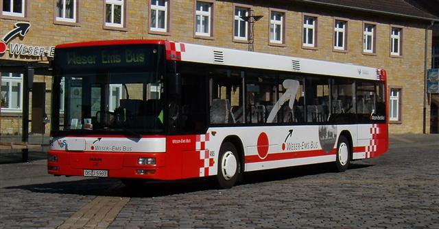 MAN NÜ 313 Weser-Ems-Bus 495 WEB OS-J 5993