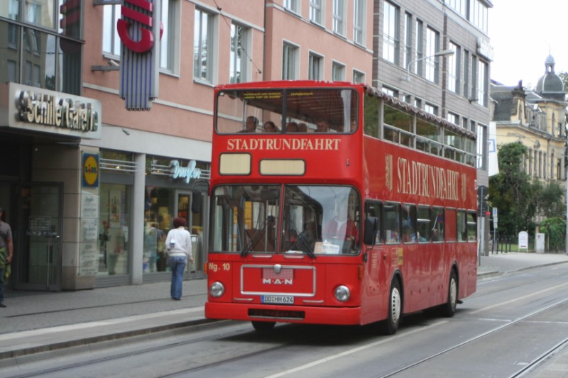 MAN SD 200 Stadtrundfahrt Dresden DD-HH 624