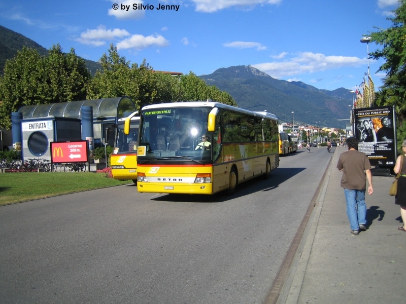 Shuttle Bus für das Filmfestival Locarno