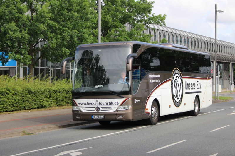 Becker NK-HB 410 Mannschaftsbus Elversberg Fußball