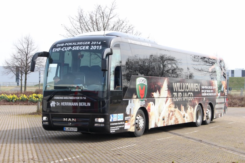 Dr. Herrmann B-HR 6199 Mannschaftsbus Füchse Berlin Handball